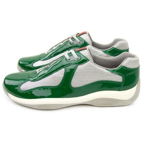 prada cup sneakers green|Prada men's america's cup sneakers.